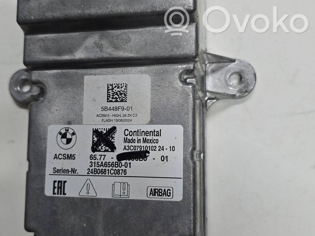 BMW 3 G20 G21 Airbag control unit/module 