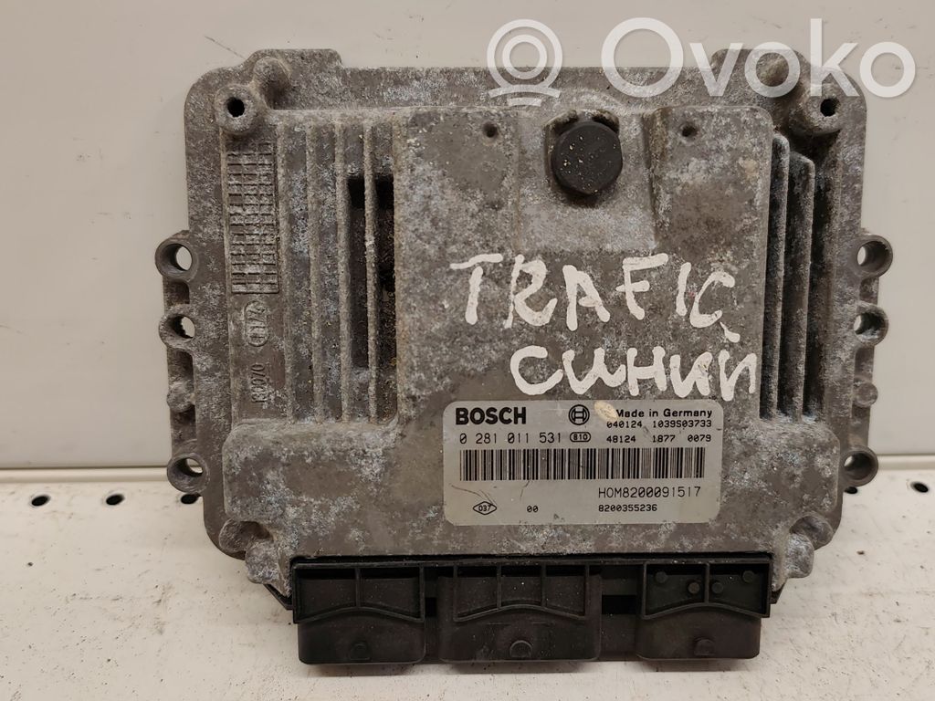 Renault Trafic II (X83) Engine control unit/module 