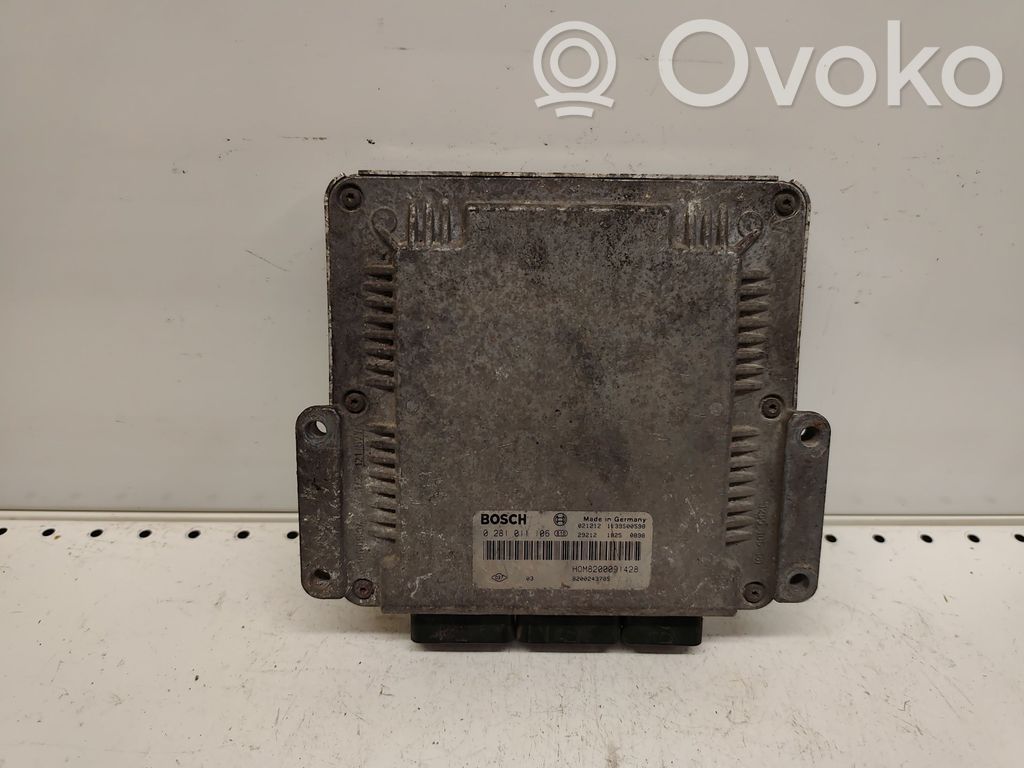 Engine control unit/module   0281011106,1039S00598,8200243785,H0M8200091428
