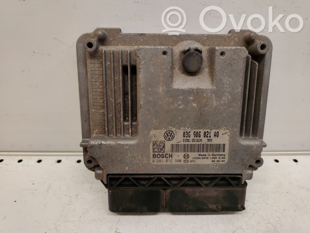 Engine control unit/module   03G906021AQ,0281012390,1039S12049