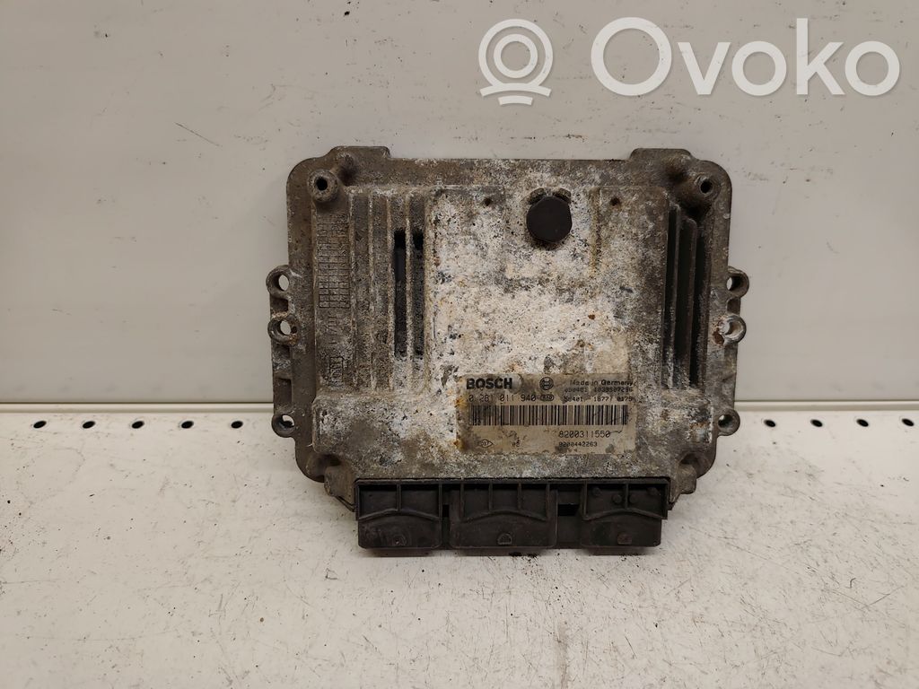 Engine control unit/module   8200311550,0281011940