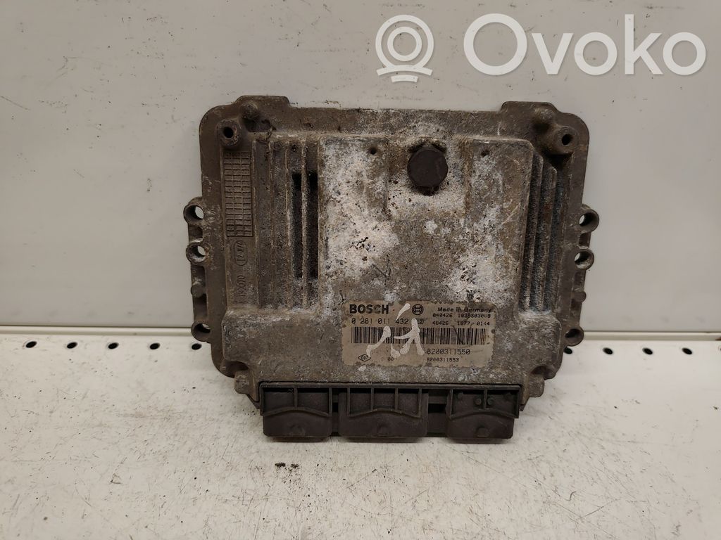 Engine control unit/module   8200311550,0281011432,1038S03089
