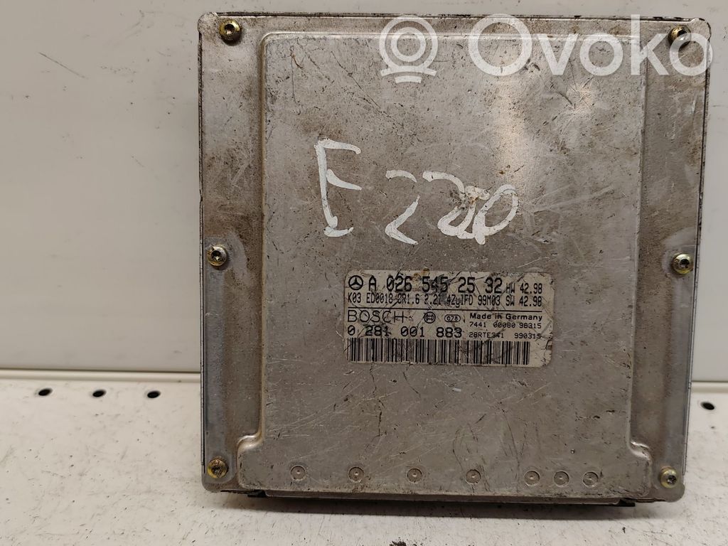 Engine control unit/module   A0265452532,0281001883