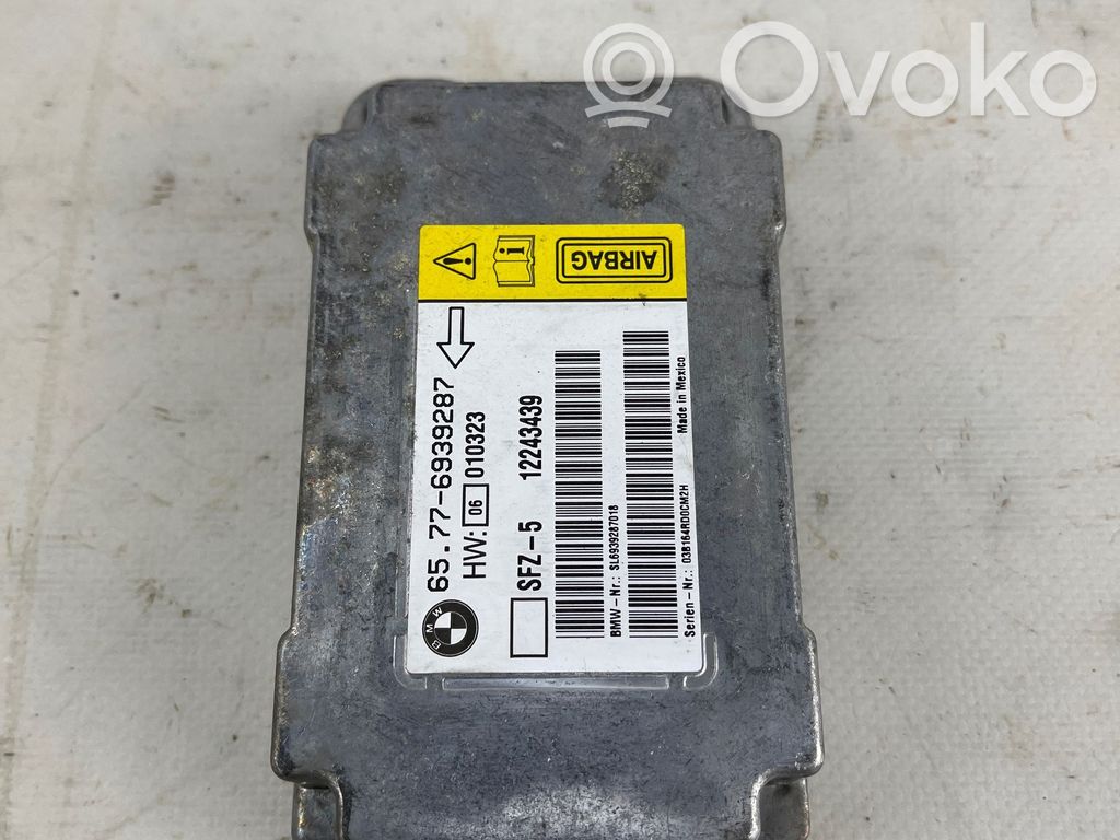 BMW 5 E60 E61 Oro pagalvių valdymo blokas 