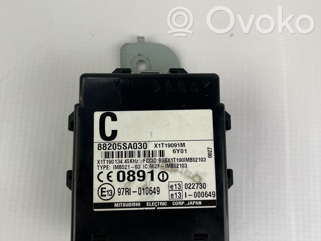 Immobilizer control unit/module   88205SA030,97RI010649,X1T19091M