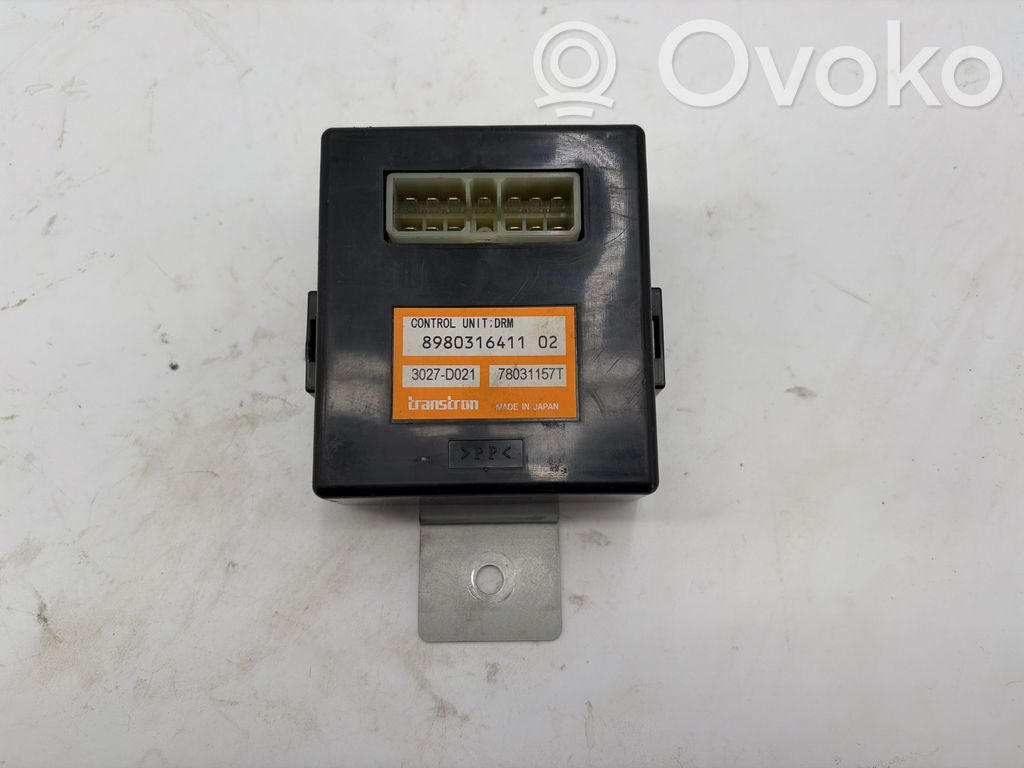 Other control units/modules   3027D021,78031157T,8980316411