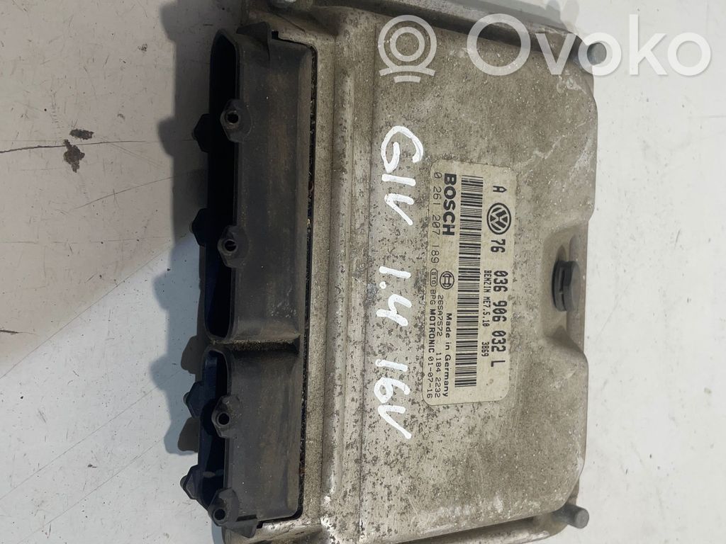 Engine control unit/module   036906032L,0261207189,26SA7572