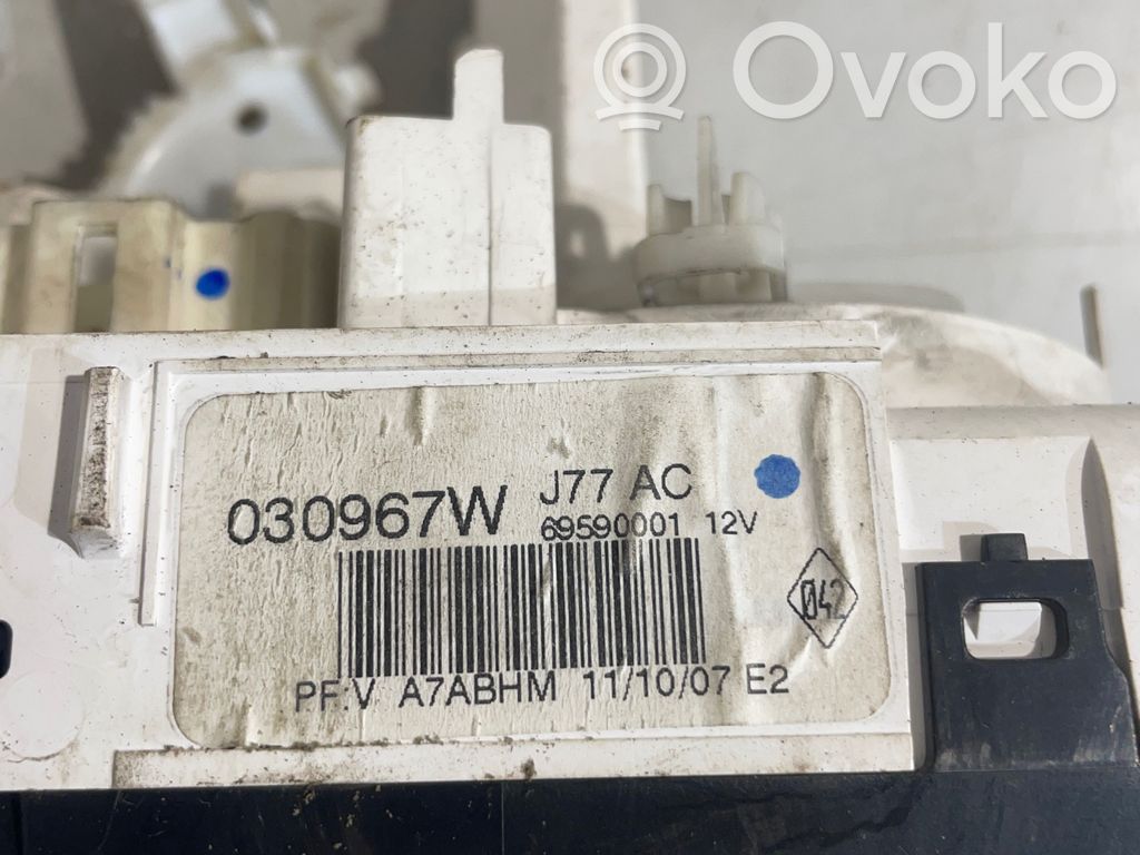 Renault Modus Climate control unit 