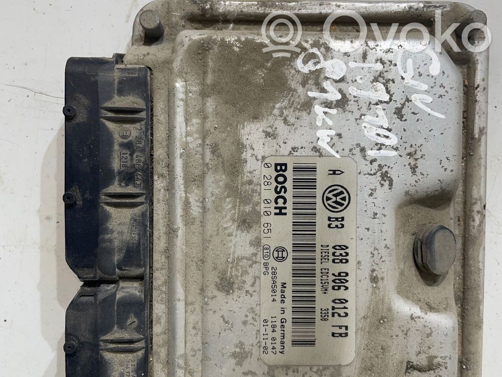 Volkswagen Golf IV Engine control unit/module 