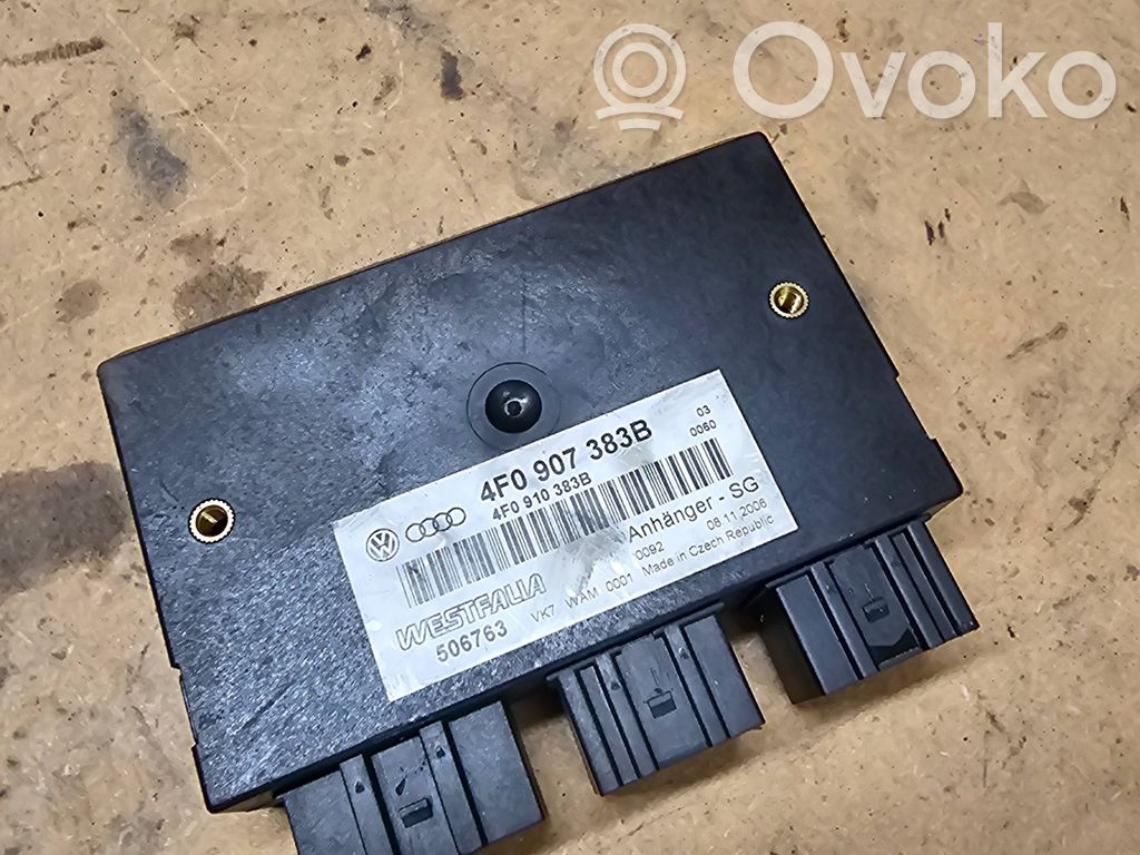 Audi A6 S6 C6 4F Tow bar trailer control unit/module 