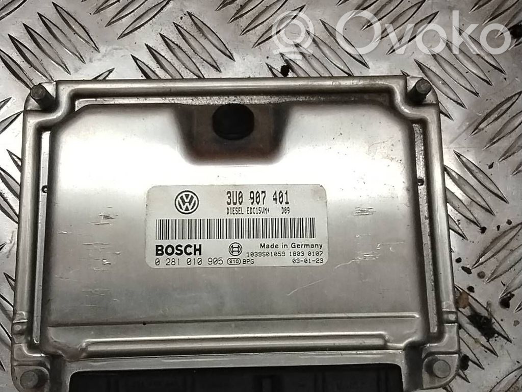 Skoda Superb B5 (3U) Engine control unit/module 