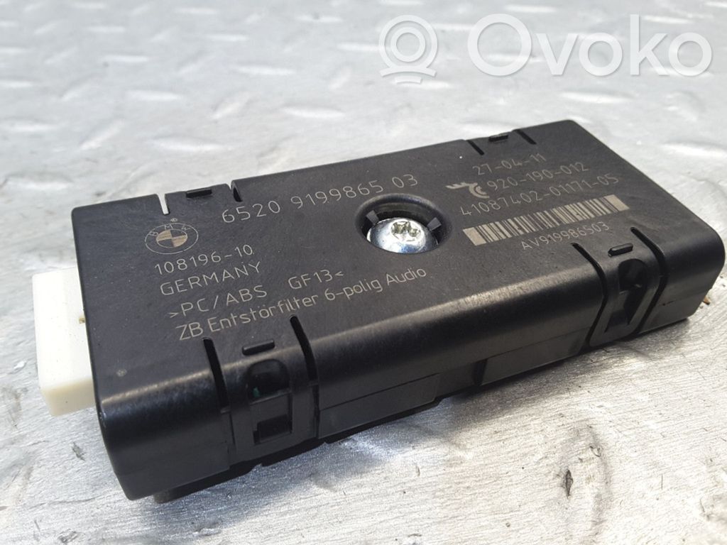 BMW 5 F10 F11 Entstörfilter Antenne 