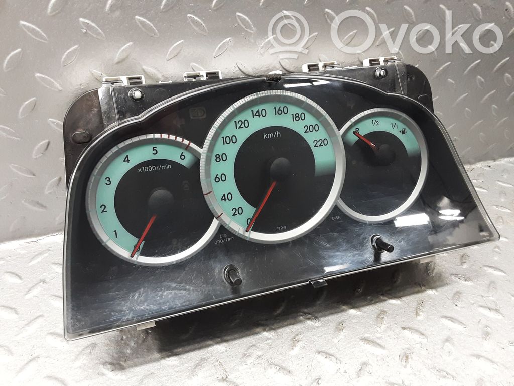 Toyota Corolla Verso E121 Tachimetro (quadro strumenti) 
