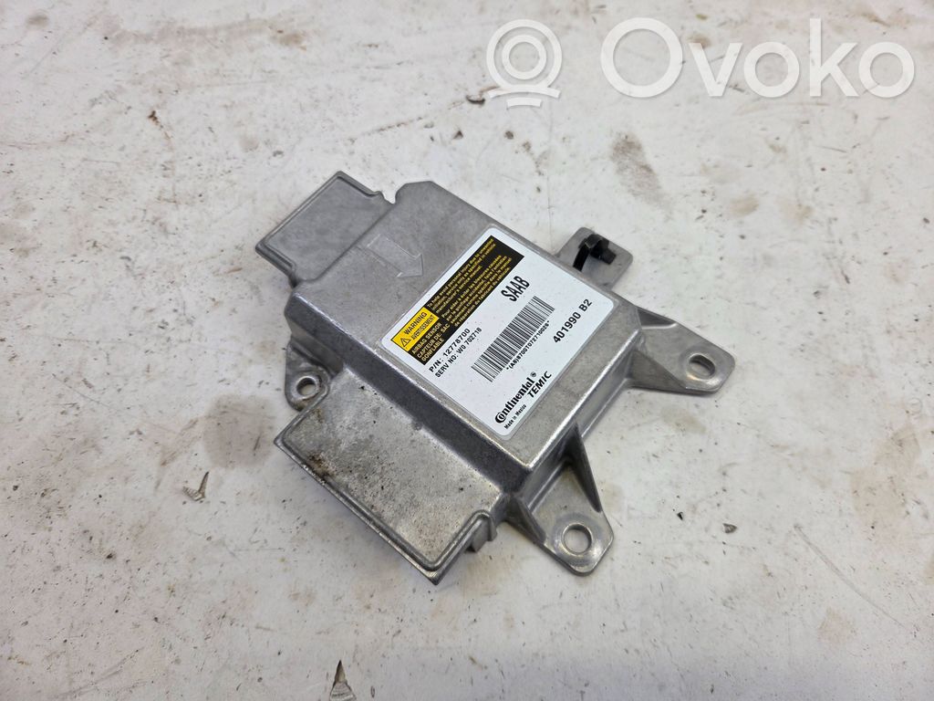 Saab 9-3 Ver2 Turvatyynyn ohjainlaite/moduuli 