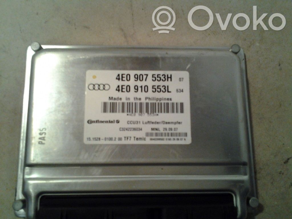 Audi A8 S8 D3 4E Suspension control unit/module 