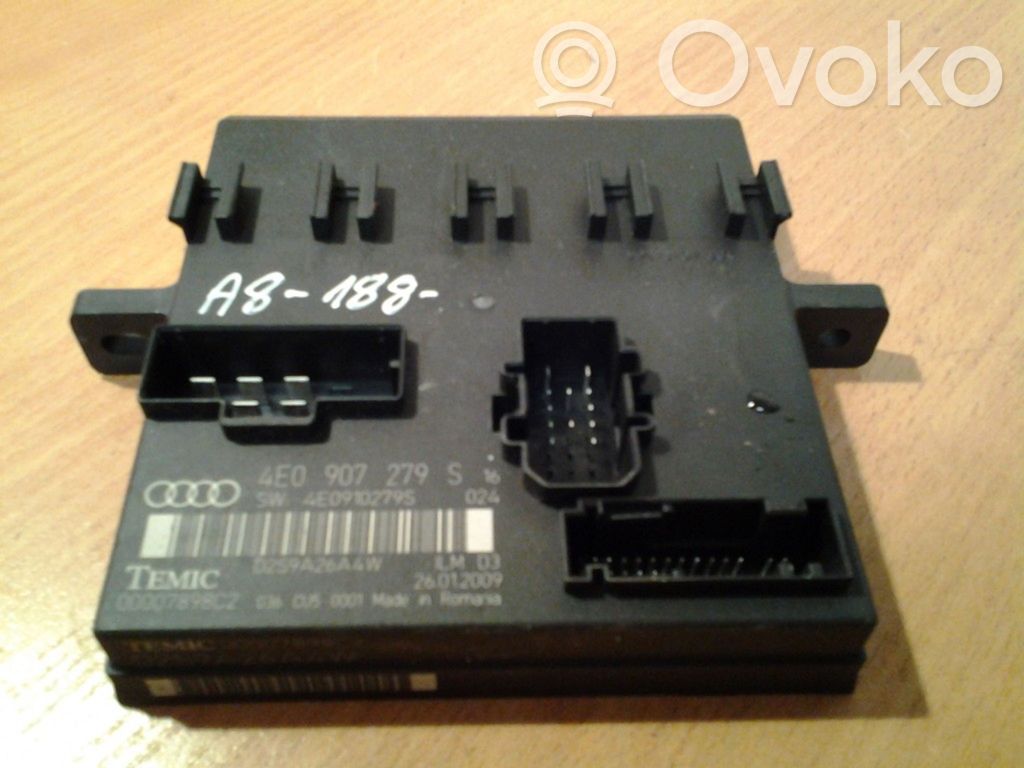 Comfort/convenience module   4E0907279S,00007898C2