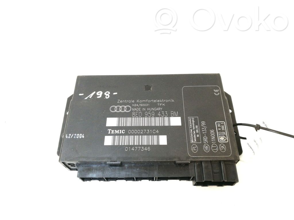 Audi A4 S4 B7 8E 8H Mukavuusmoduuli 