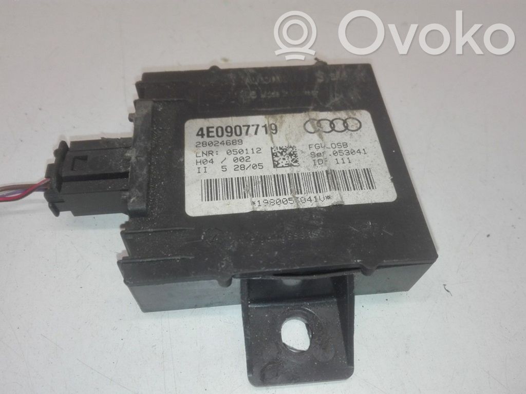 Audi A8 S8 D3 4E Unitate/modul control alarmă 