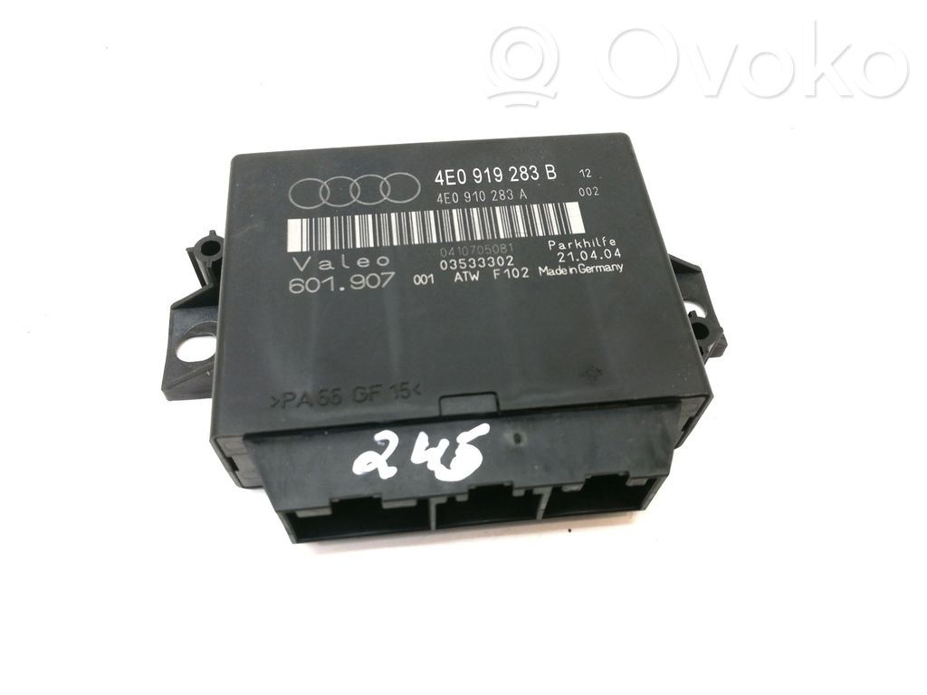 Pysäköintitutkan (PCD) ohjainlaite/moduuli   4E0919283B,4E0910283A,002