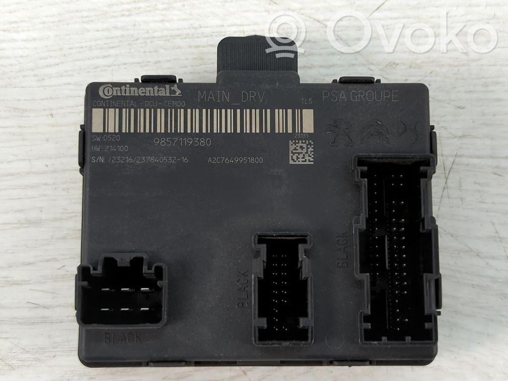 Door control unit/module   9857119380