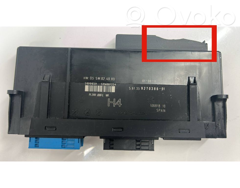 BMW 1 E82 E88 Module confort 