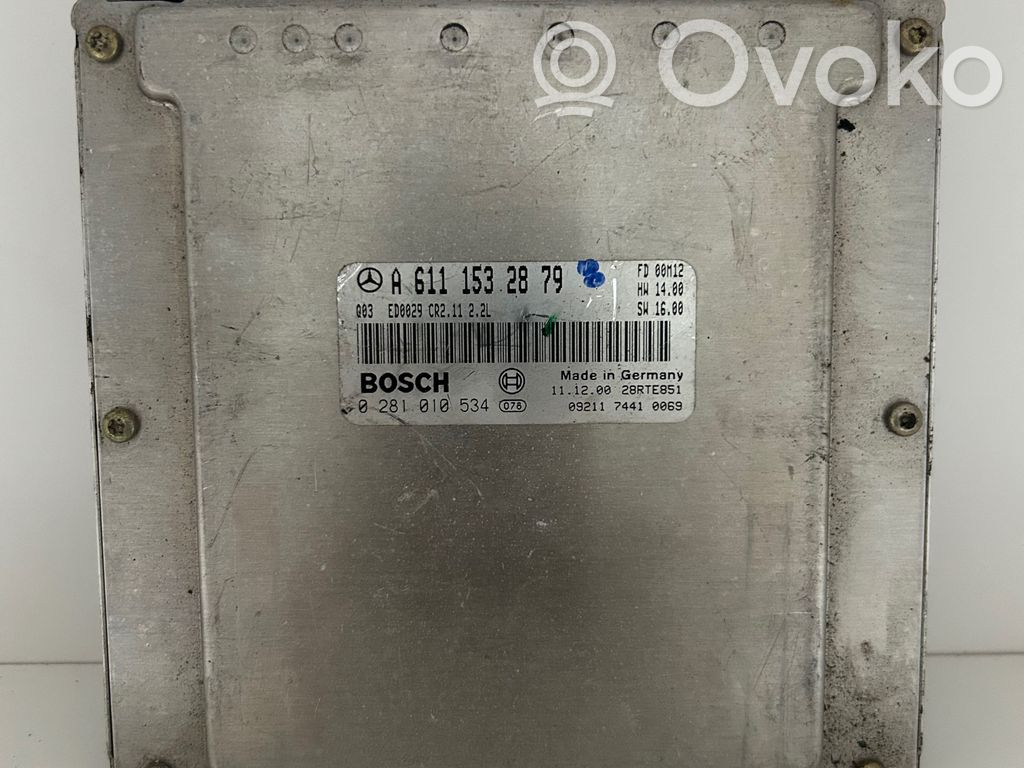 Mercedes-Benz E W210 Unitate/modul de control motor 