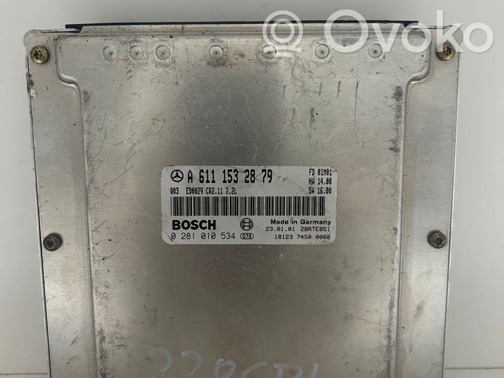 Mercedes-Benz E W210 Unitate/modul de control motor 