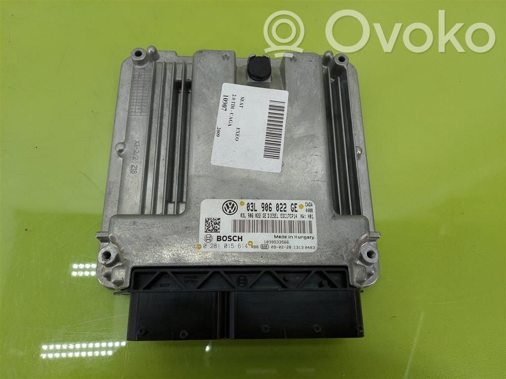 Unidad de control/módulo del motor   0281015614,03L906022GE,0281015614,03L906022GE