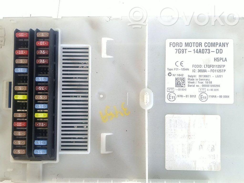 Ford Mondeo MK IV Przekaźnik blokady zapłonu 