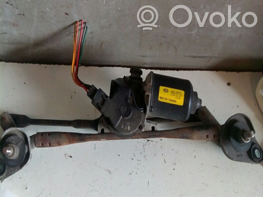 Varillaje del limpiaparabrisas delantero   981001G000