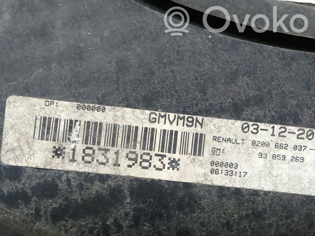 Opel Vivaro Elektrinis radiatorių ventiliatorius