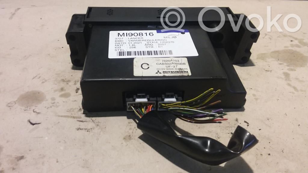Climate control unit   7820A103