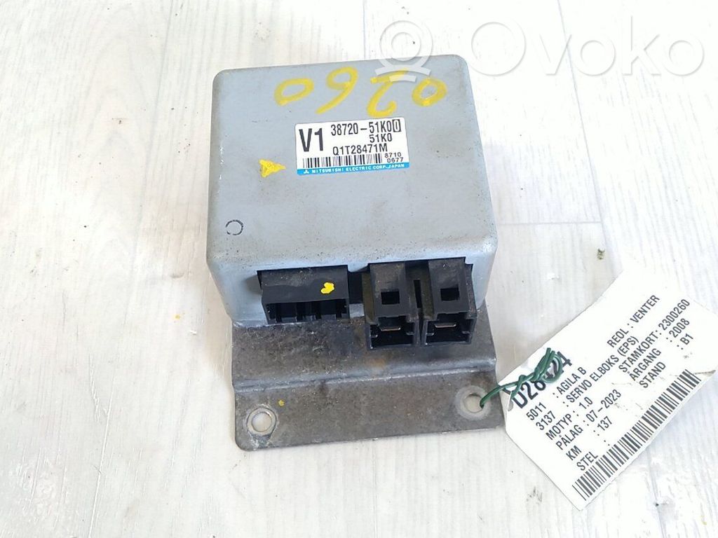 Ohjaustehostimen ohjainlaite/moduuli   3872051K0