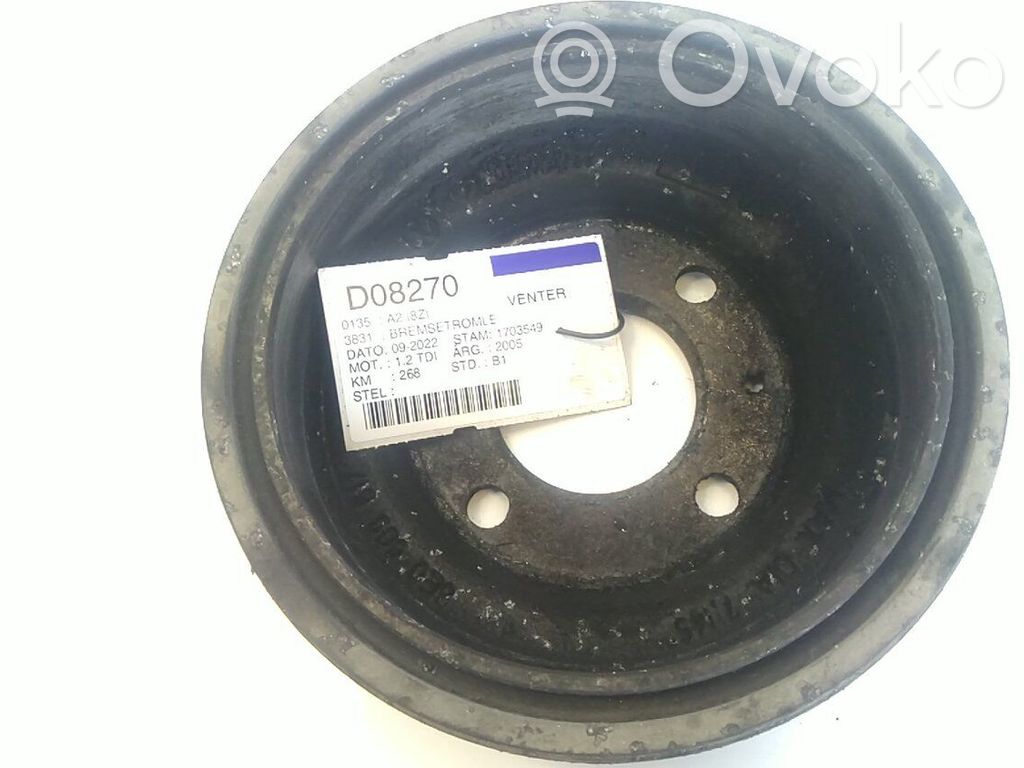 Audi A2 Bremstrommel hinten 