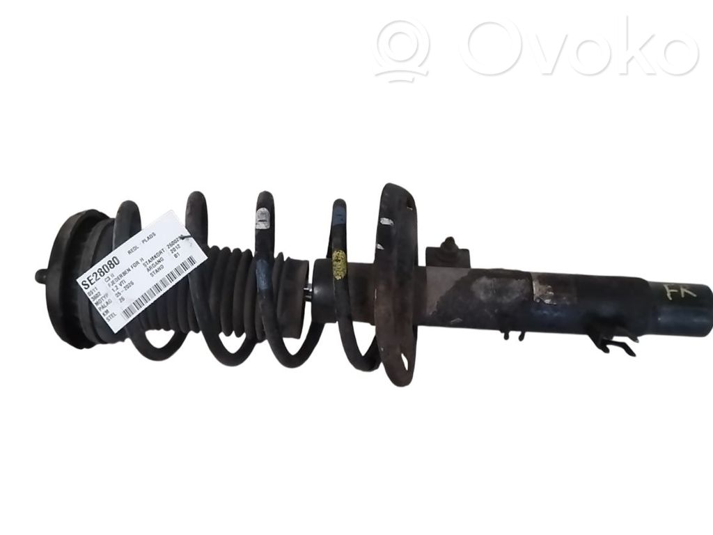 Citroen C3 Front shock absorber with coil spring 