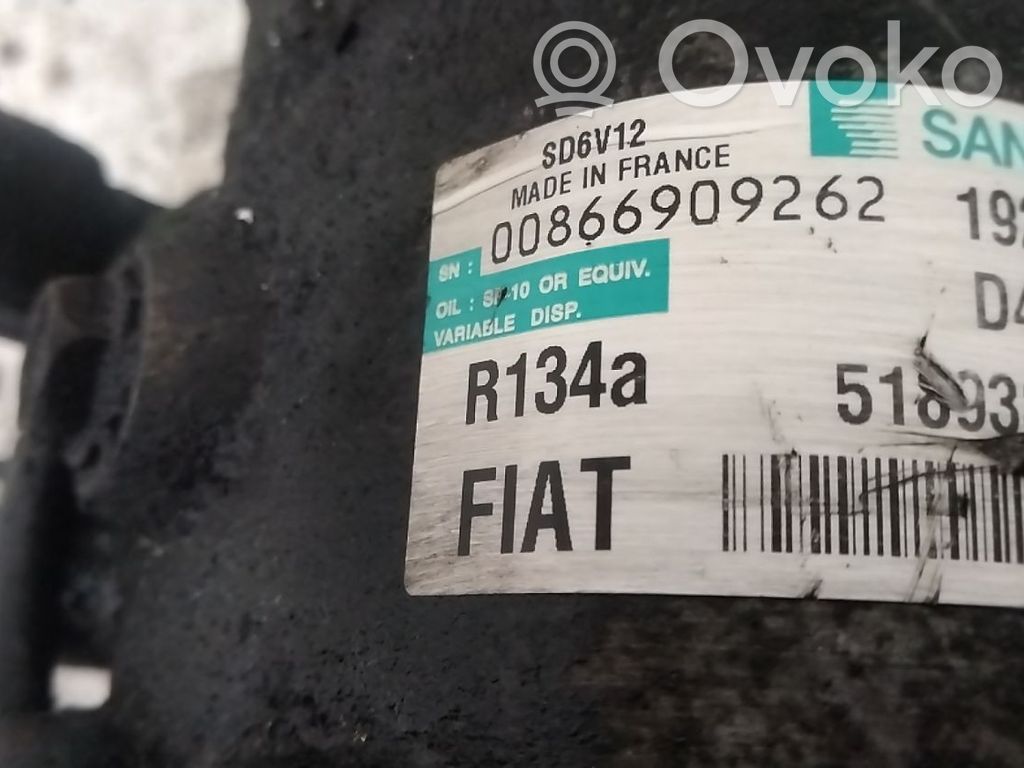 Fiat Punto Evo Klimakompressor Pumpe 