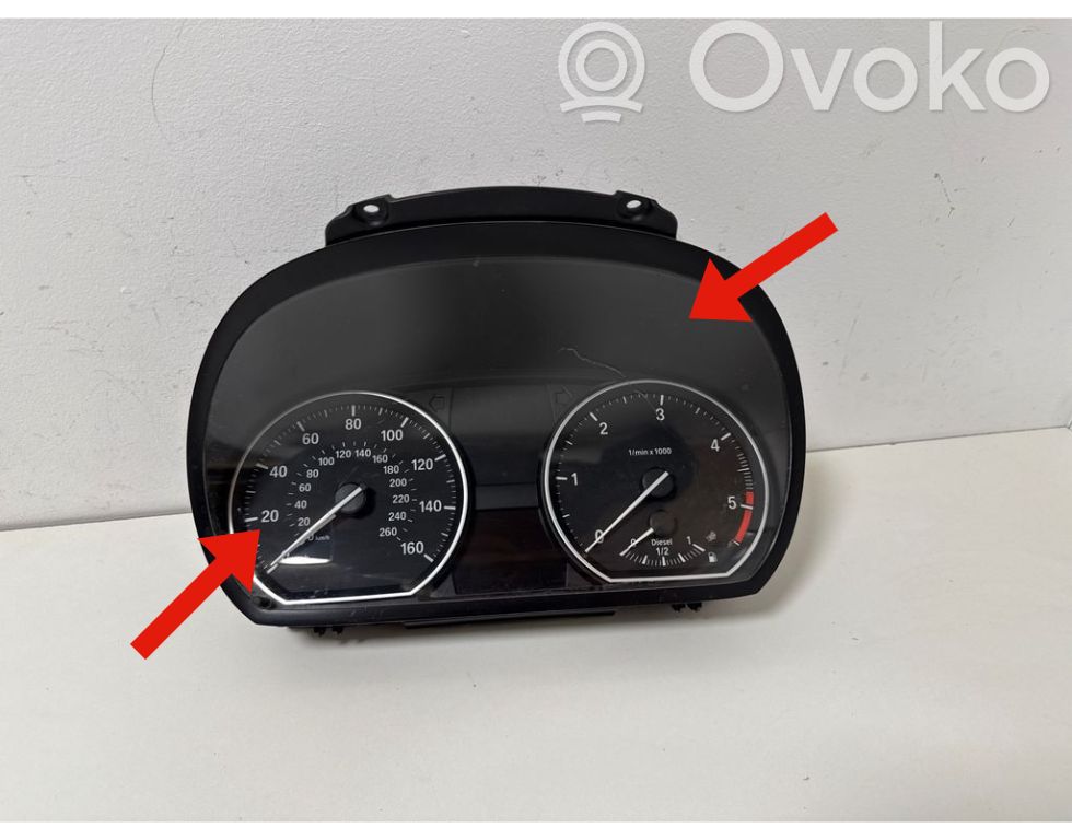 BMW 1 E81 E87 Geschwindigkeitsmesser Cockpit 