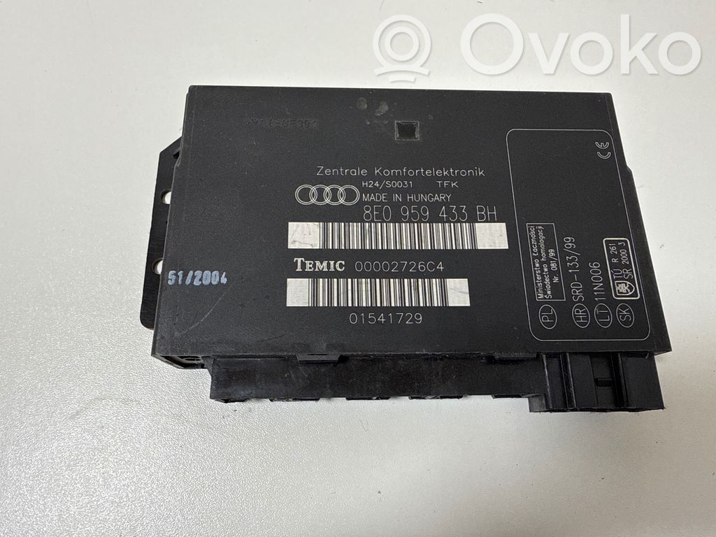 Audi A4 S4 B7 8E 8H Mukavuusmoduuli 