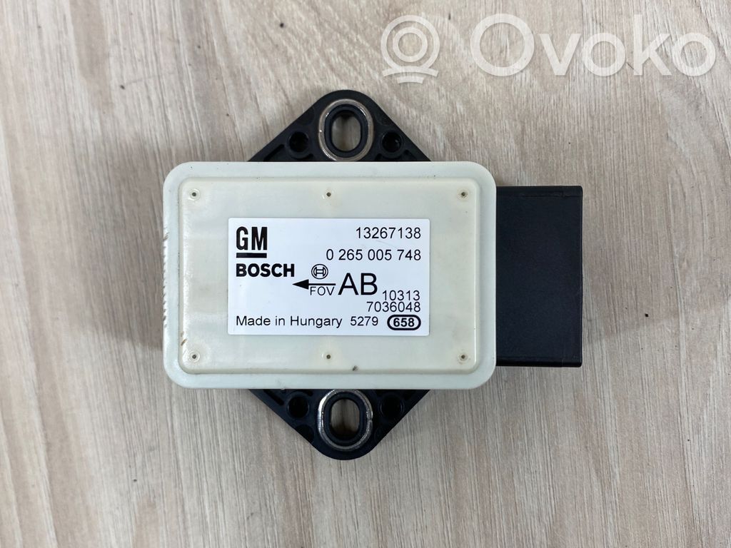 Opel Meriva B ESP acceleration yaw rate sensor 