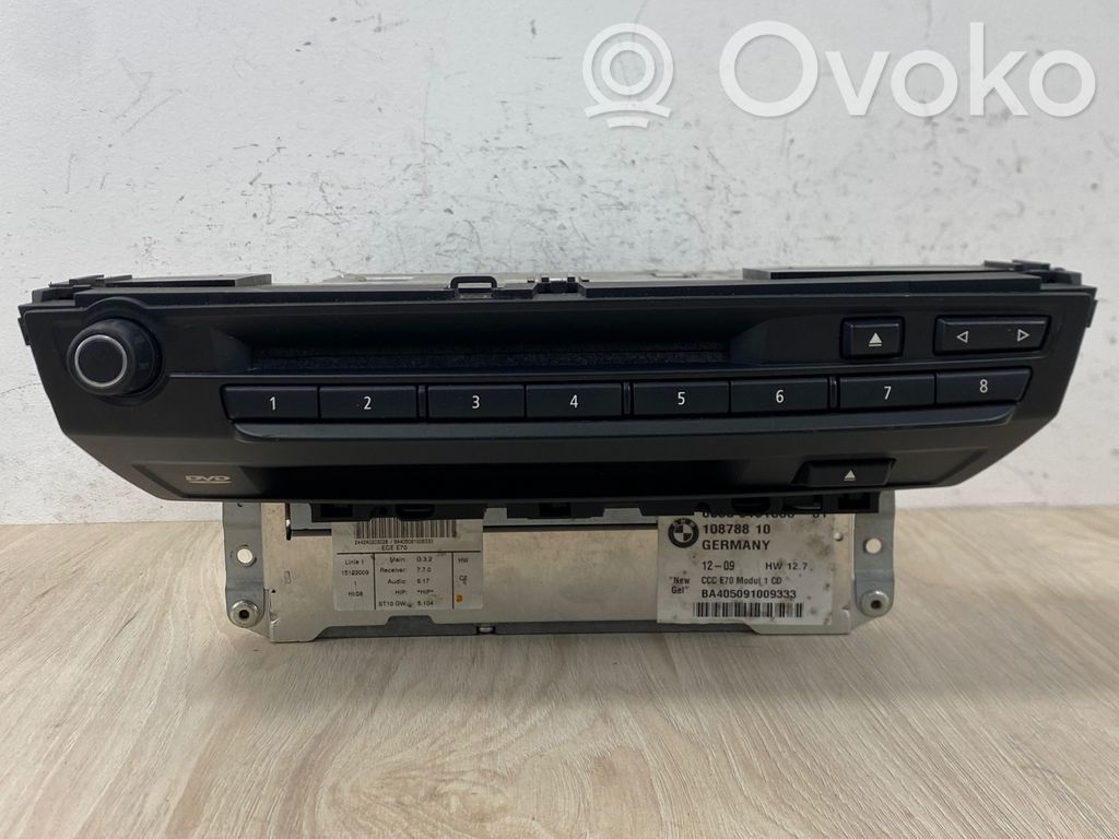 BMW X5 E70 Unité principale radio / CD / DVD / GPS 
