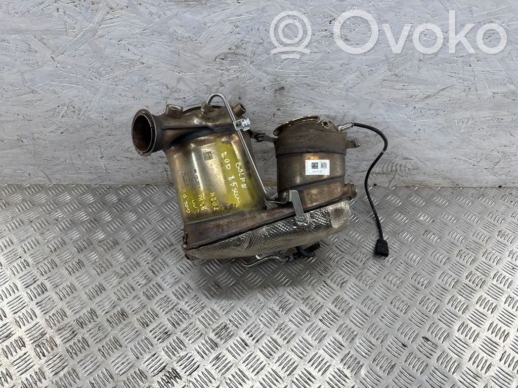 Volkswagen Golf VIII Catalyst/FAP/DPF particulate filter 