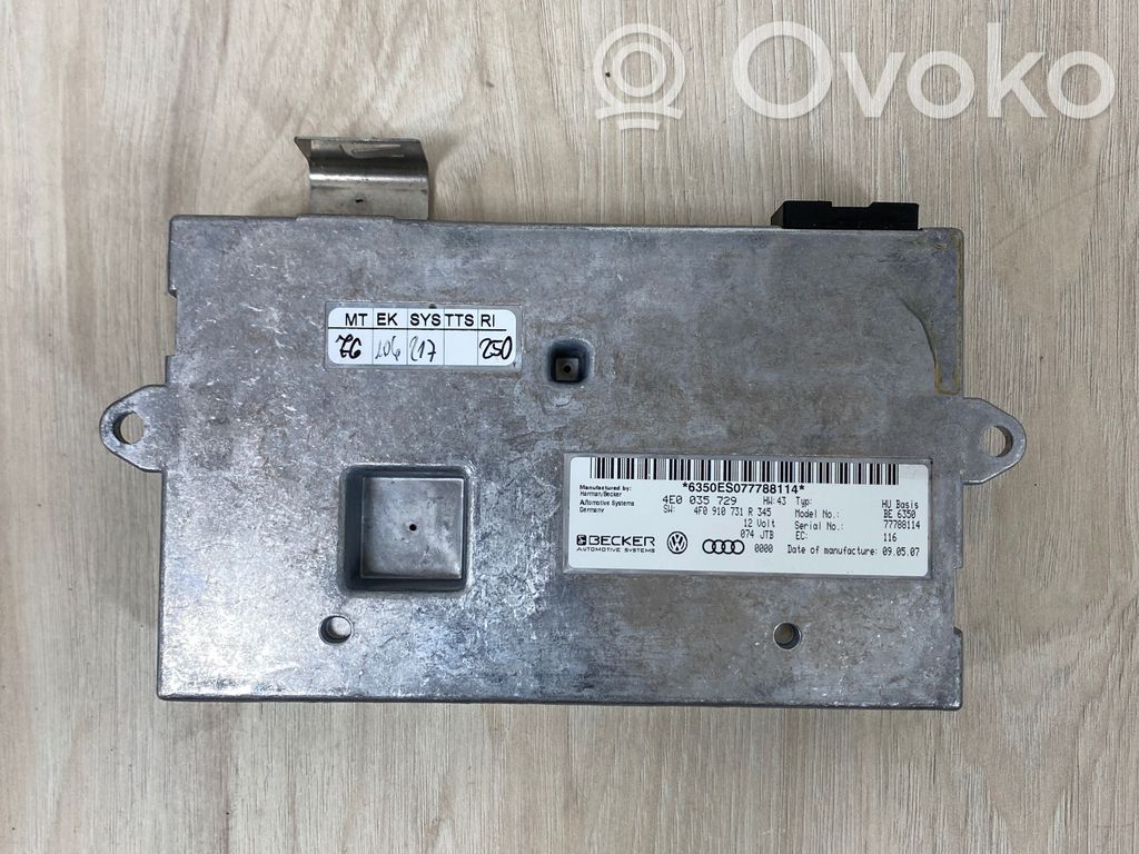 Multimedian ohjauslaite   4E0035729,4F0910731R345,6350ES077788114,77788114