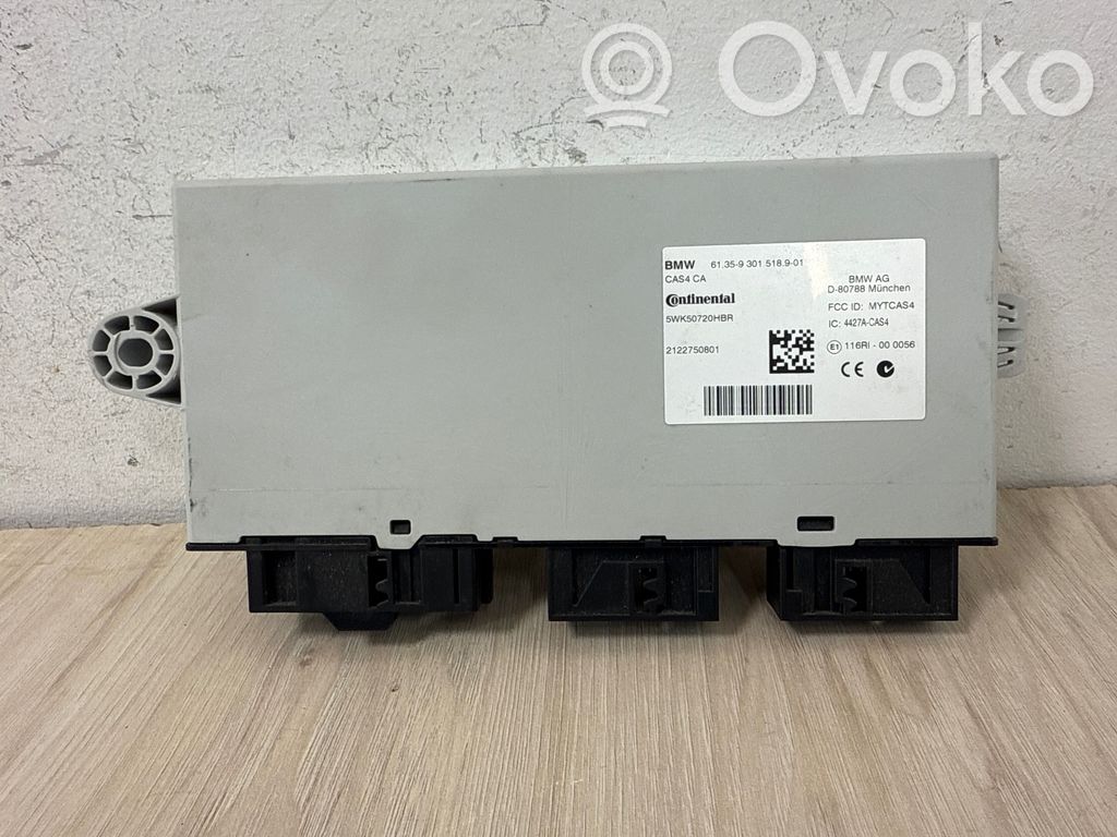 BMW 7 F01 F02 F03 F04 Moduł / Sterownik CAS 