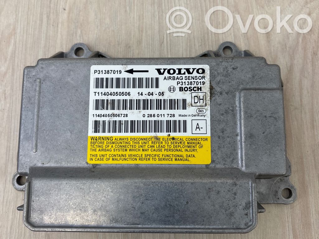 Volvo S80 Airbag control unit/module 