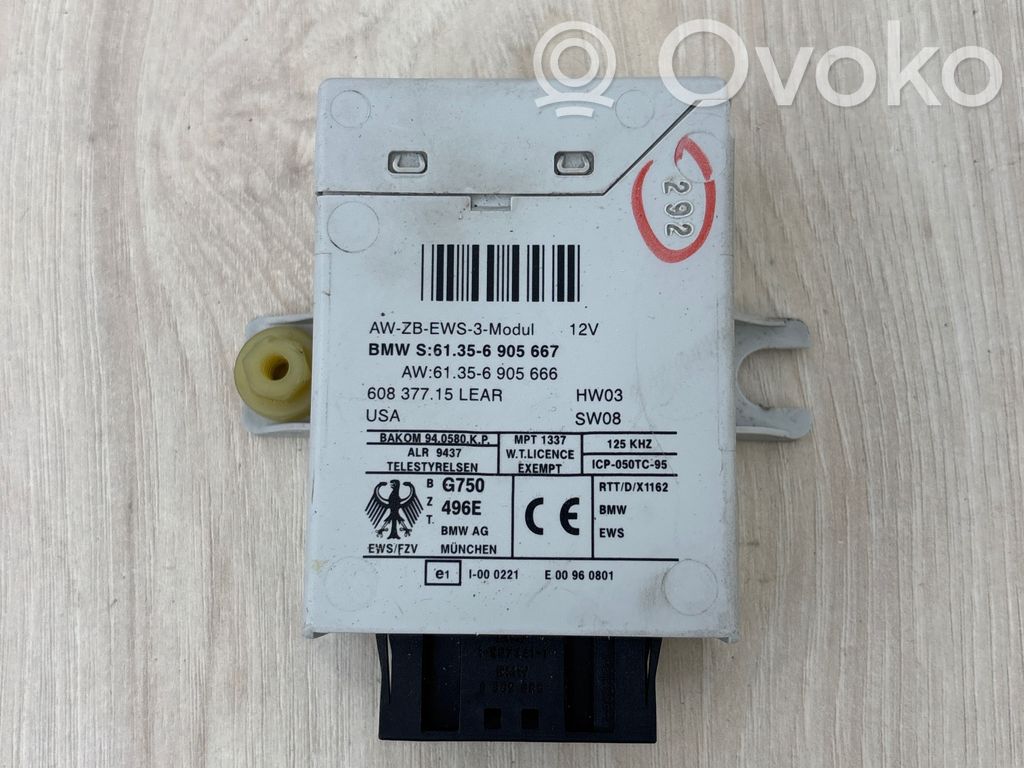 Immobilizer control unit/module   61356905667,60837715