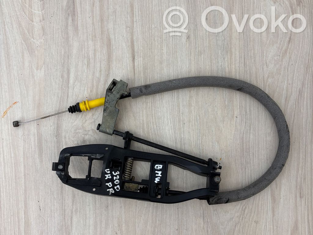 BMW 3 E46 Front door exterior handle/bracket 