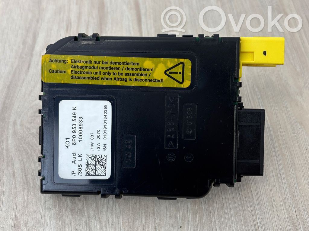 Audi A3 S3 A3 Sportback 8P Steering angle sensor 