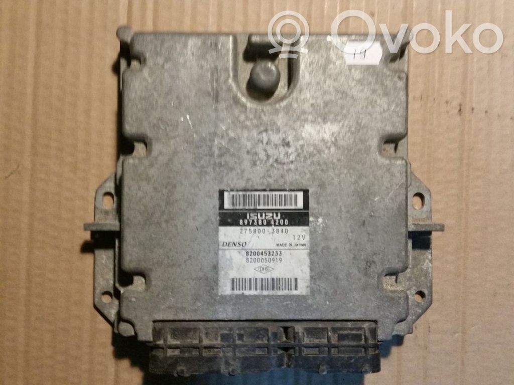 Renault Vel Satis Engine control unit/module 