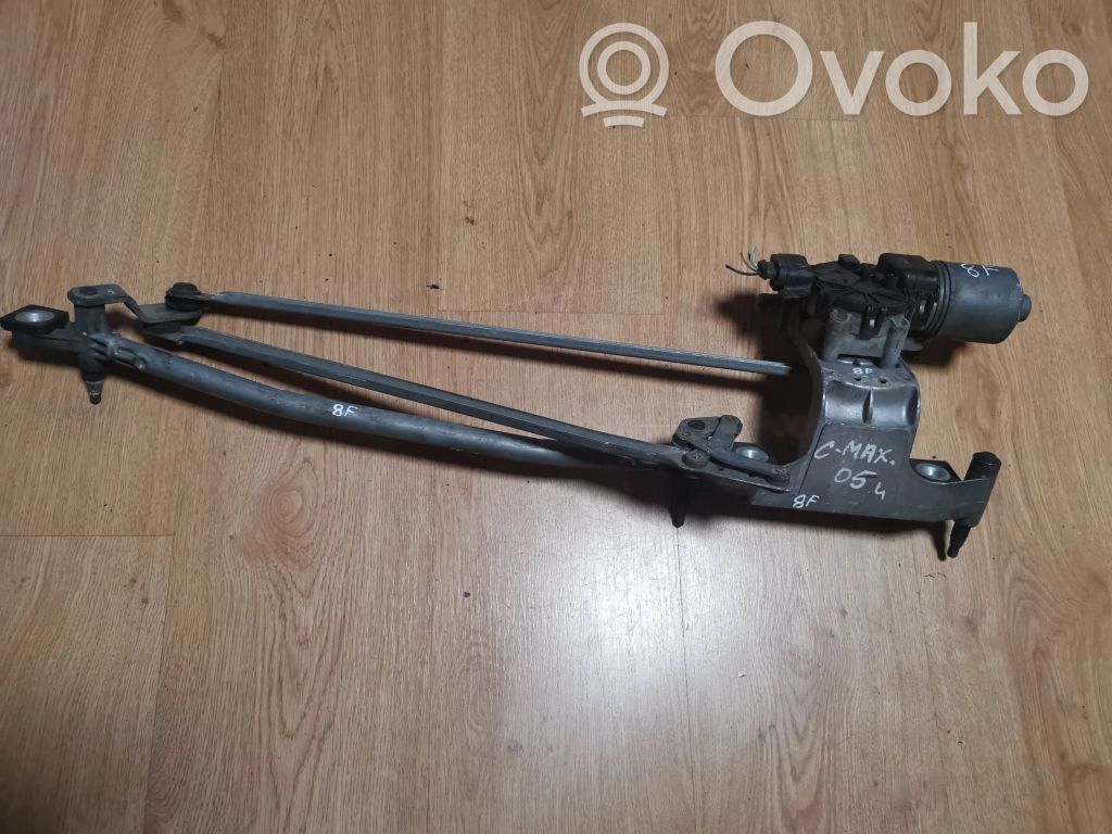 Ford C-MAX I Front wiper linkage and motor 