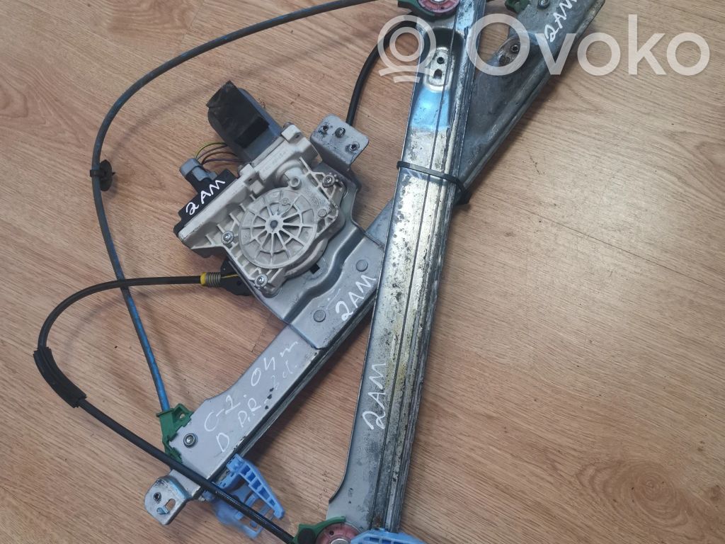 Citroen C2 Front door window regulator with motor 